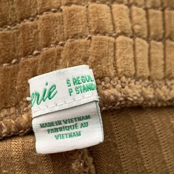 Aerie Tan Corduroy Flare Pants - Picture 7 of 8